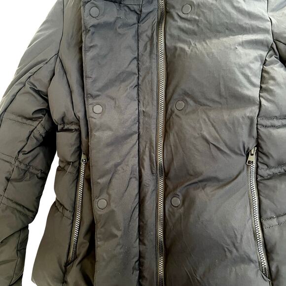 MPG 650-Fill Down Hooded Coat – Magnetic Snap Storm Flap – Women’s Medium - Picture 4 of 14